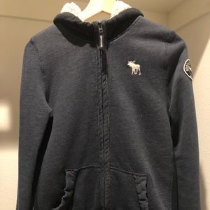 Men’s/Boy’s Abercrombie Sherpa Lined Hoodie Jacket